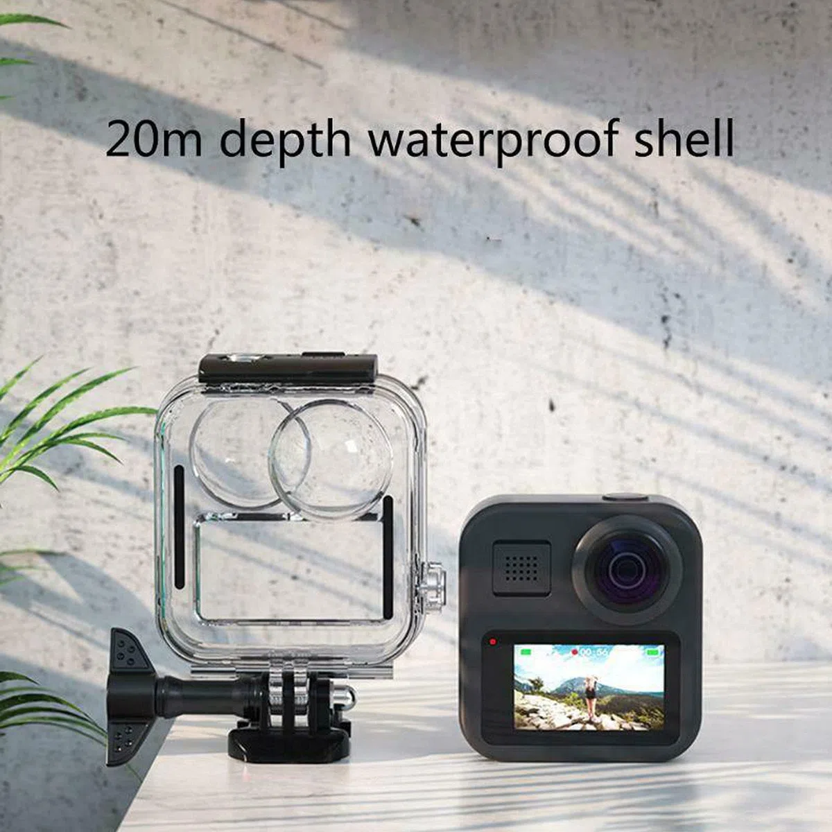 Touchscreen Custodia Impermeabile per GoPro MAX 360 Protezione Immersione Subacquea Dive Copertura per Go Pro Max Accessori Della Macchina Fotografica