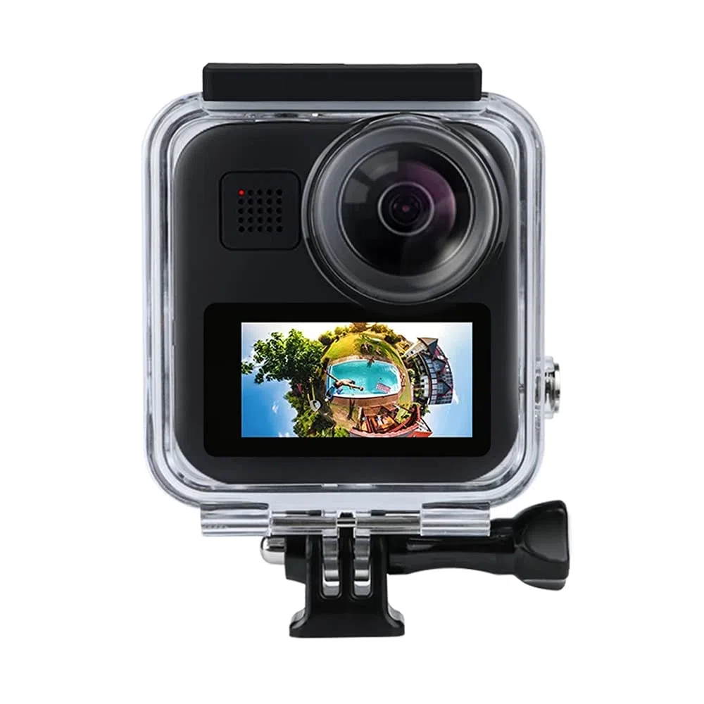 Touchscreen Custodia Impermeabile per GoPro MAX 360 Protezione Immersione Subacquea Dive Copertura per Go Pro Max Accessori Della Macchina Fotografica