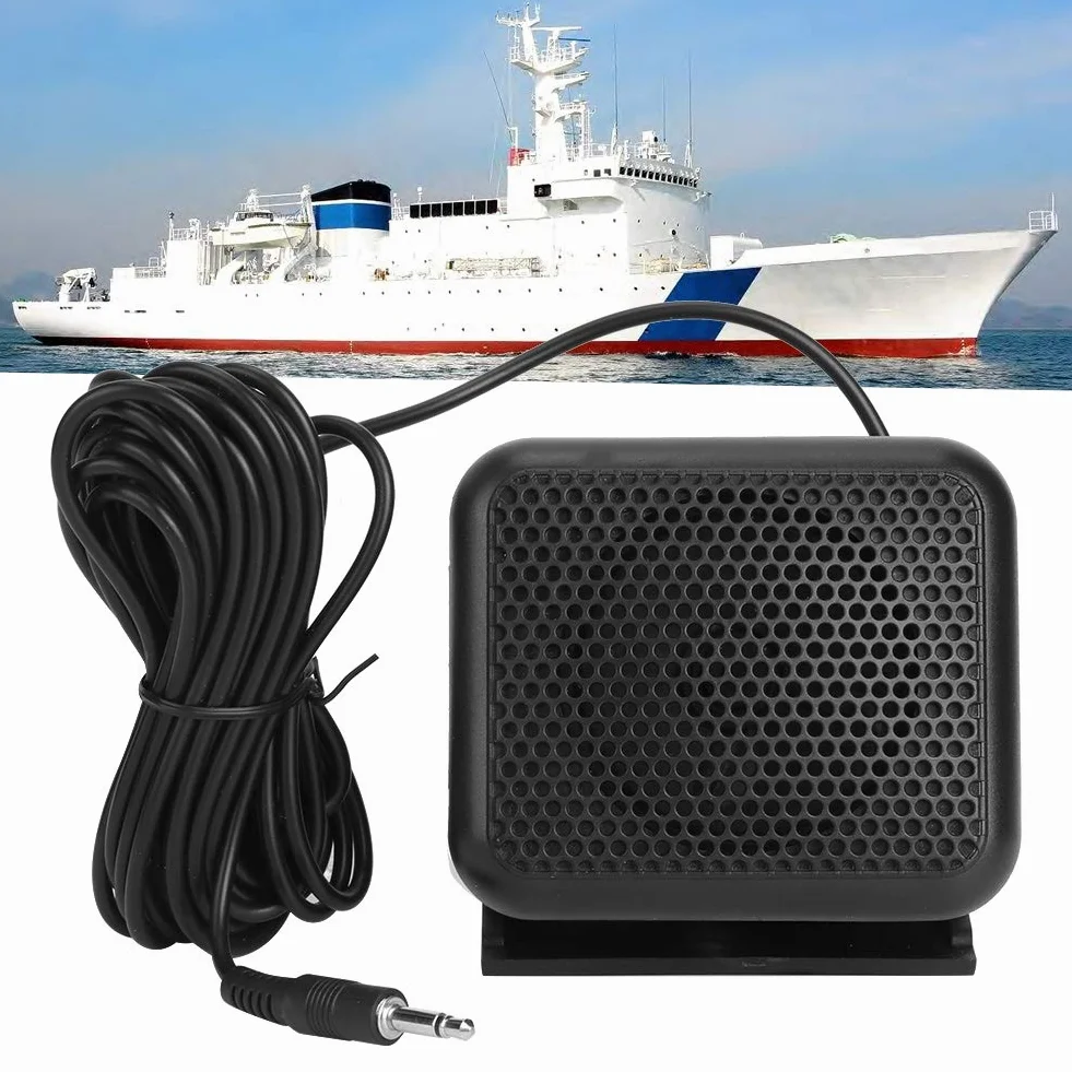NSP-100 altoparlanti esterni auto, Altoparlante da Esterno, altoparlante esterno per radio ham, altoparlanti esterno auto, noir per Yaesu Ft-847 Ft-920 Ft-950 Ft-2000