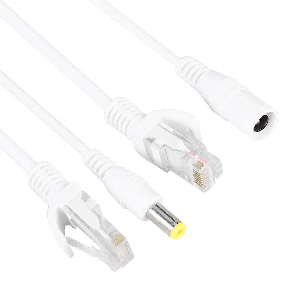 Tosuny 10 accoppiamenti PoE iniettore e splitter telecamera IP POE RJ45 cavo Over Ethernet adattatore iniettore + splitter DC 12 V