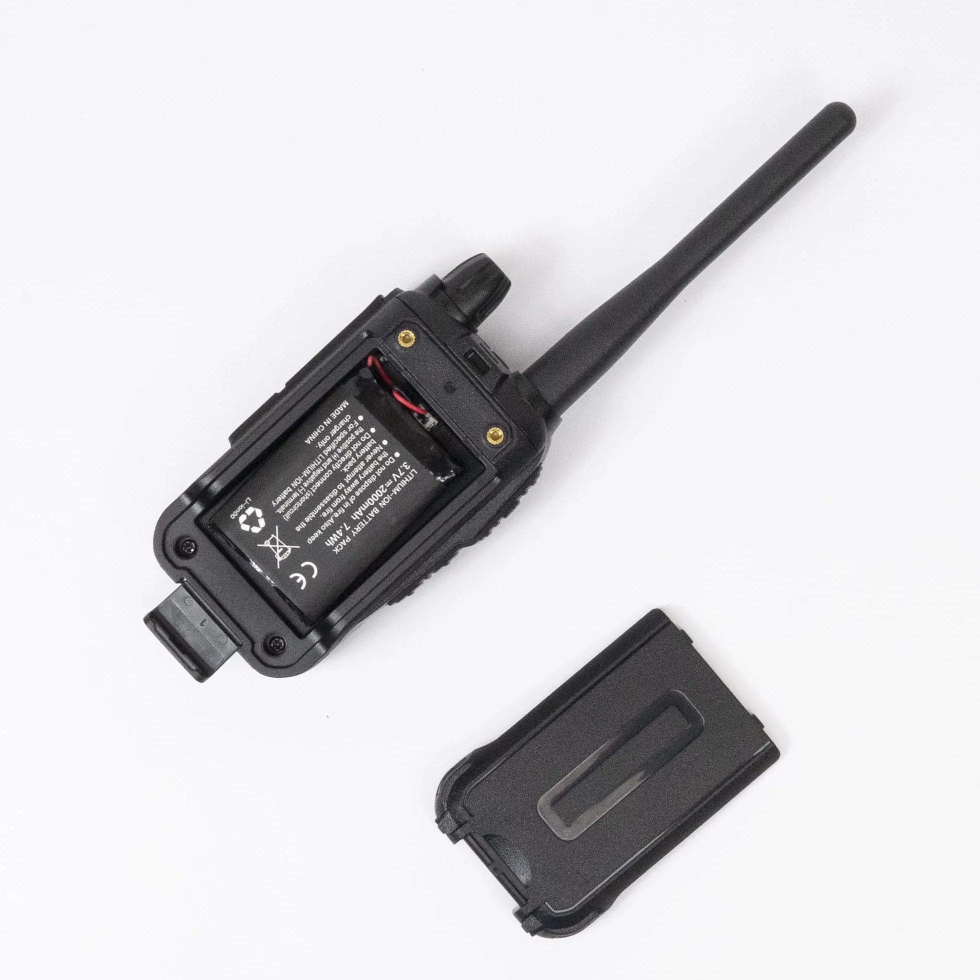 PMR R45 PRO 446 MHz, 0,5 W, 99 canali programmabili, 16 PMR e 38 CTCSS e 104 toni DCS, silenzioso a 5 livelli, VOX, TOT, BCL, Scan, Roger Beep