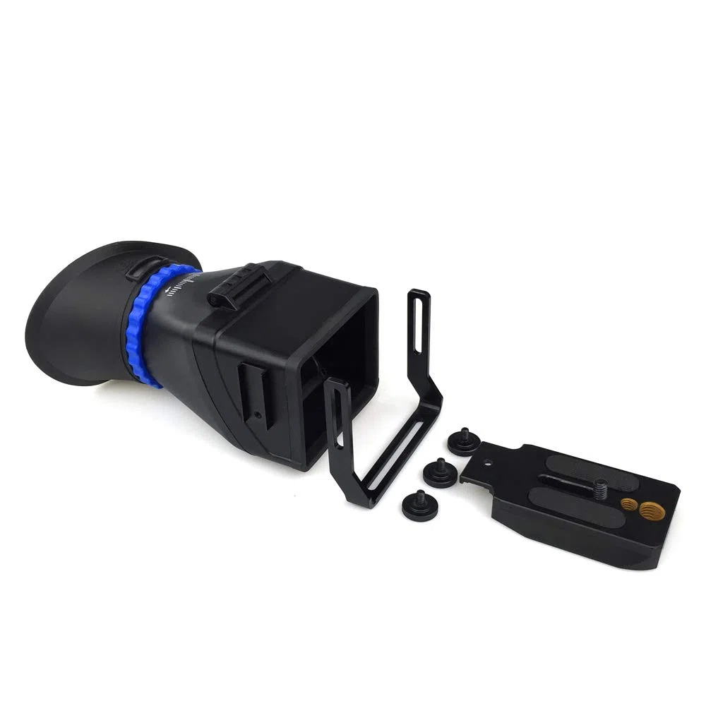 Mirino LCD professionale per fotocamera, ingrandimento 3x, compatibile con schermo da 3 a 3,2 pollici, parasole per fotocamere reflex e mirrorless