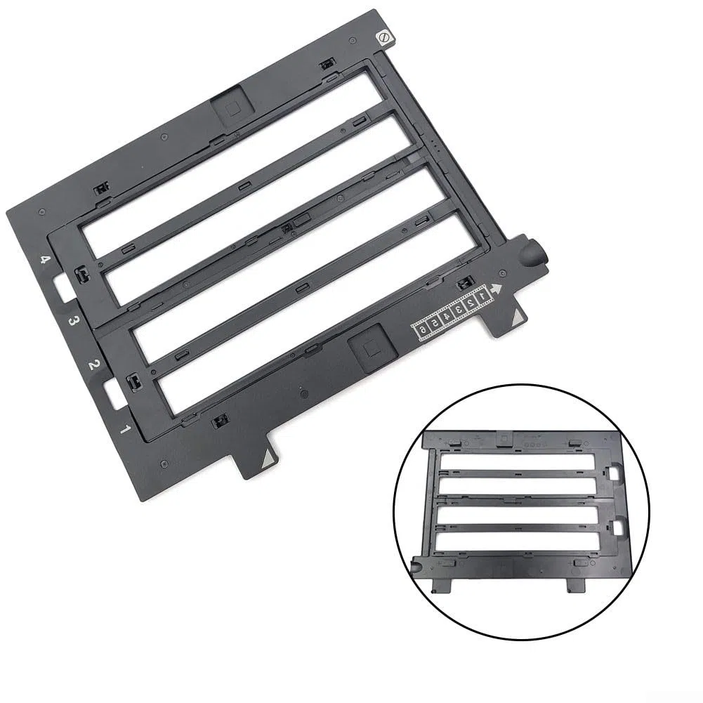 Supporto per striscia di pellicola da 35 mm per V700 PHOTO, V750 PRO, V800, V850, 4990, per GT-X900 e per scanner GT-X970 - guida per diapositive foto negative/positive in ABS (senza vetro)