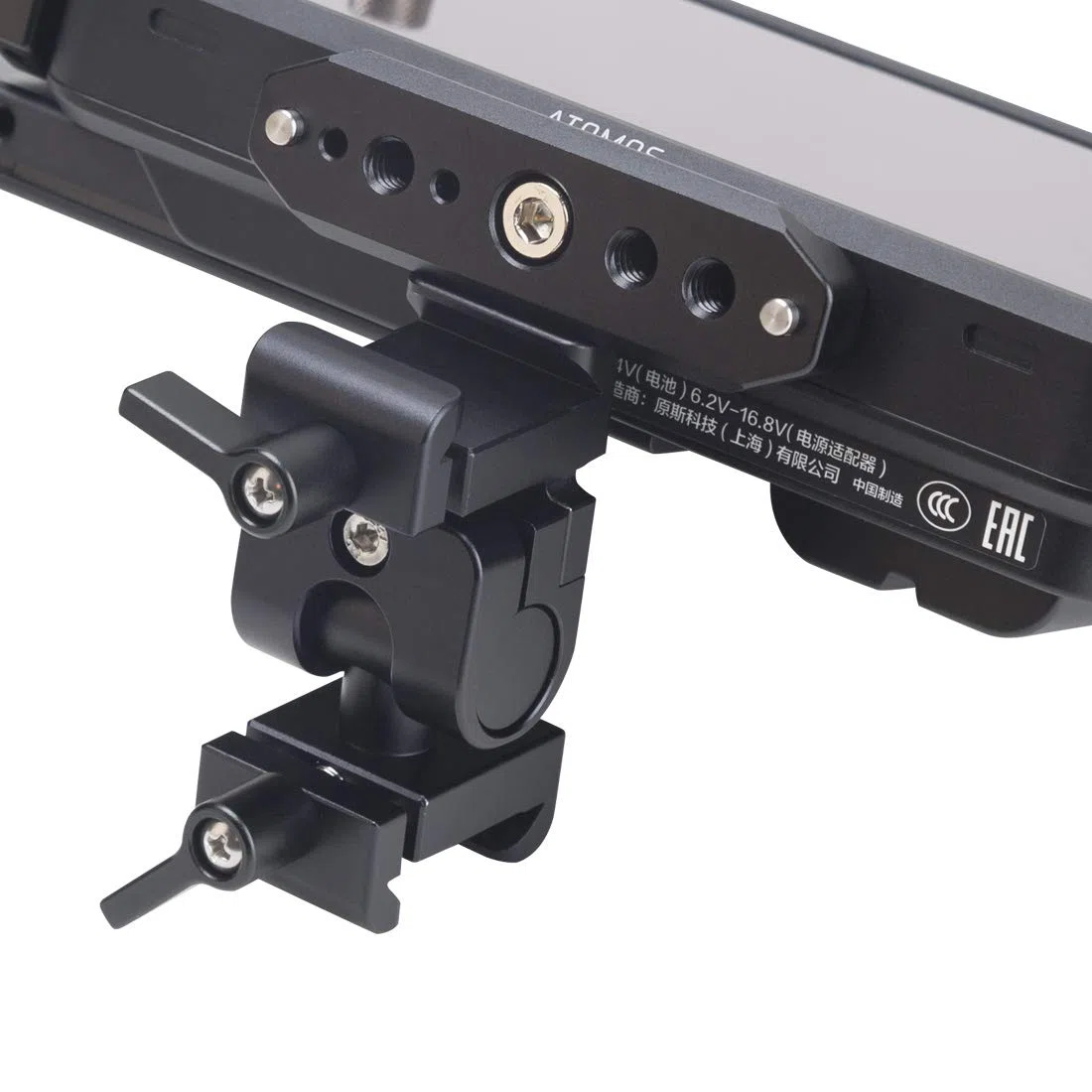 Nitze Mounting Plates Kit für Atomos Ninja V/Ninja V+, Ninja V Montageplatten Kit Einschließlich NATO Schienen und HDMI Kabelklemme – Ninja V-MPKIT