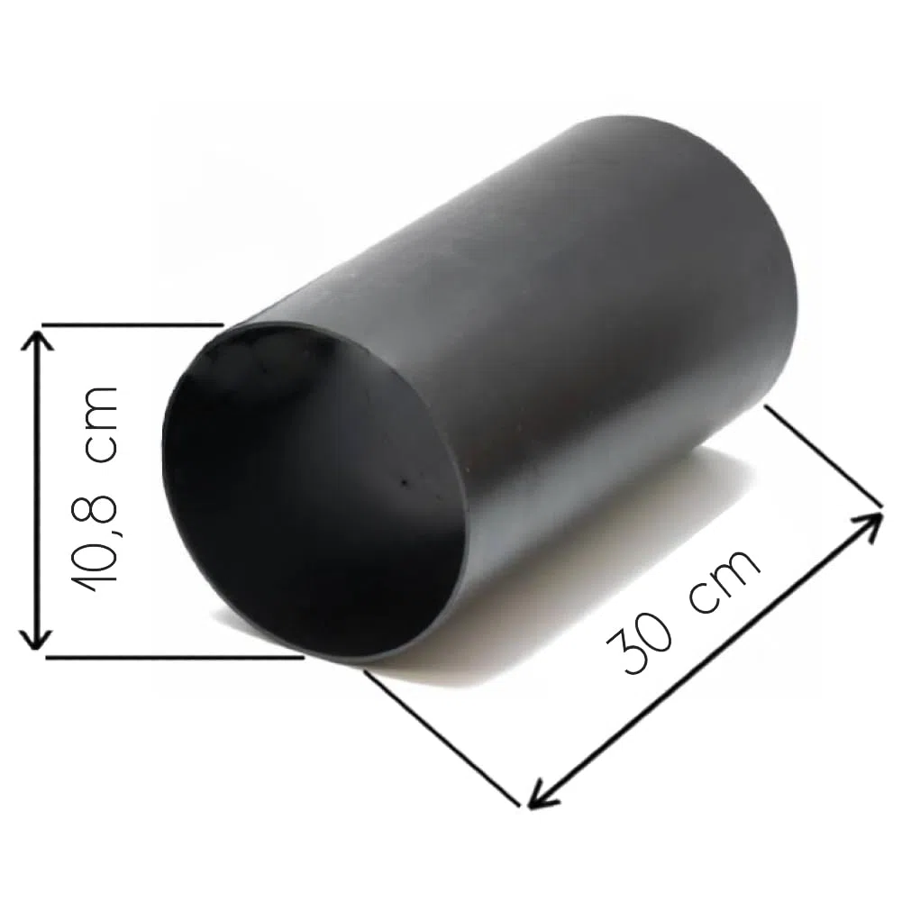 GK SOUND KIT SET PER AEROPORT, da 10 cm con 2 flange curve e tubo reflex per subwoofer, cassa, per auto, casa, spl, colore nero, 1 kit