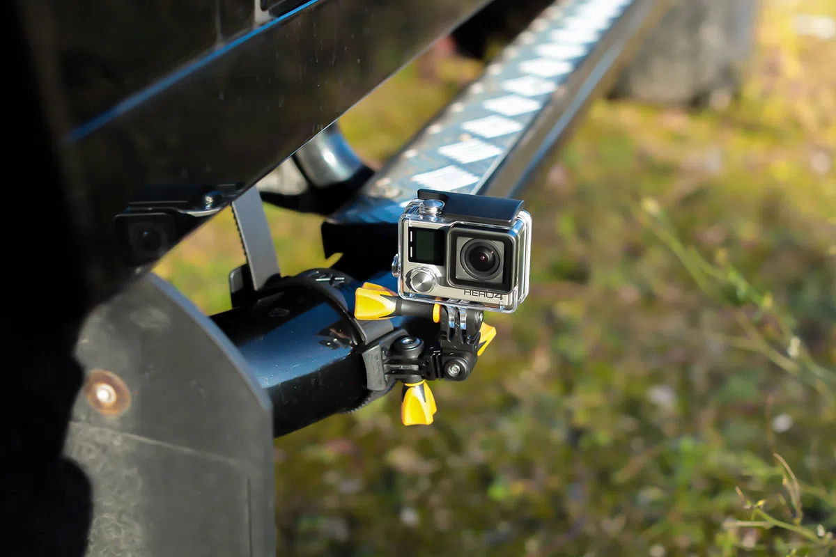 Supporto per cintura Proflex con funzione di sgancio rapido, supporto in alluminio altamente flessibile, adatto per GoPro e sport o action cam compatibili