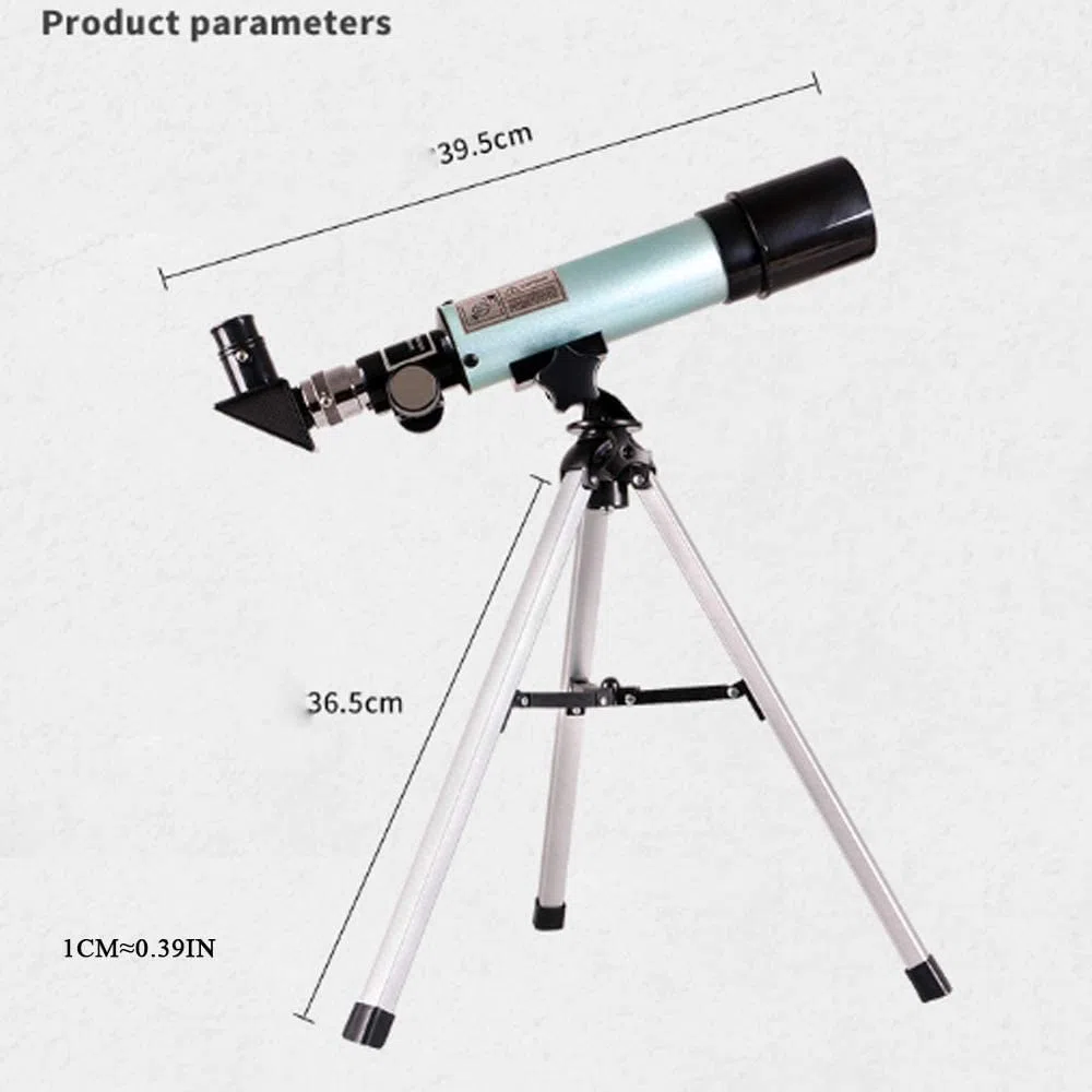 Teleskope für Astronomie-Anfänger, High-Definition-Hochauflösendes Astronomisches Teleskop F36050, Einsteiger-Teleskop für Kinder, Leicht und Tragbar