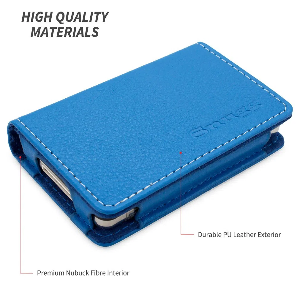 Snugg™ - Custodia in pelle per iPod Classic, colore: Blu