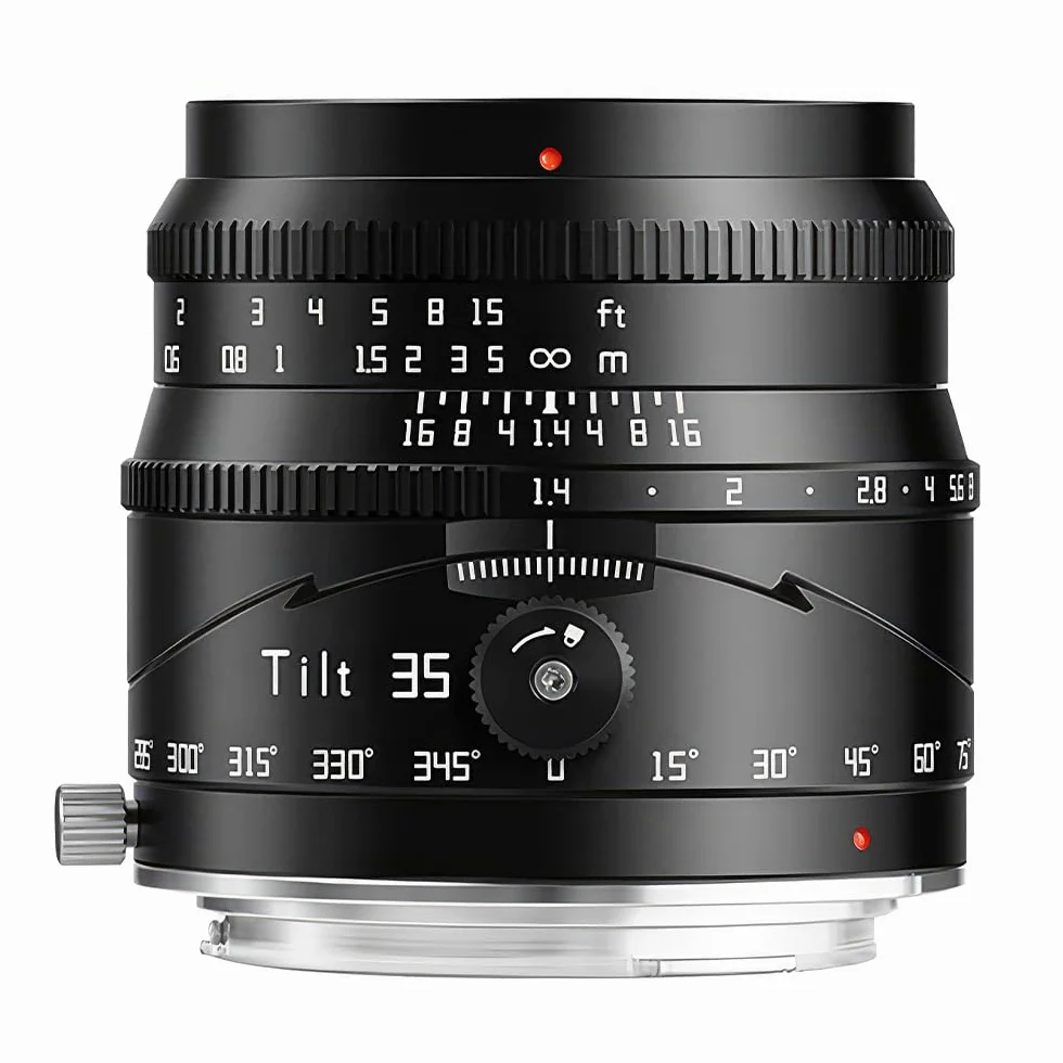 TTartisan Obiettivo F1.4 APS-C Tilt Shift da 35 mm per Canon RF, grande apertura e messa a fuoco manuale, compatibile con fotocamere Canon RF R7, R10, R50, R100, ecc.
