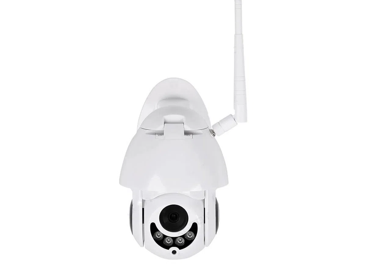 2 PEZZI Telecamera PTZ WiFi Esterno ICSEE - Camera Wireless Smart con Speed Zoom per Sicurezza Esterna, Visione Notturna, Rilevamento Movimento …