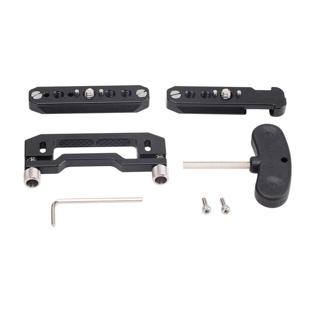 Nitze Mounting Plates Kit für Atomos Ninja V/Ninja V+, Ninja V Montageplatten Kit Einschließlich NATO Schienen und HDMI Kabelklemme – Ninja V-MPKIT