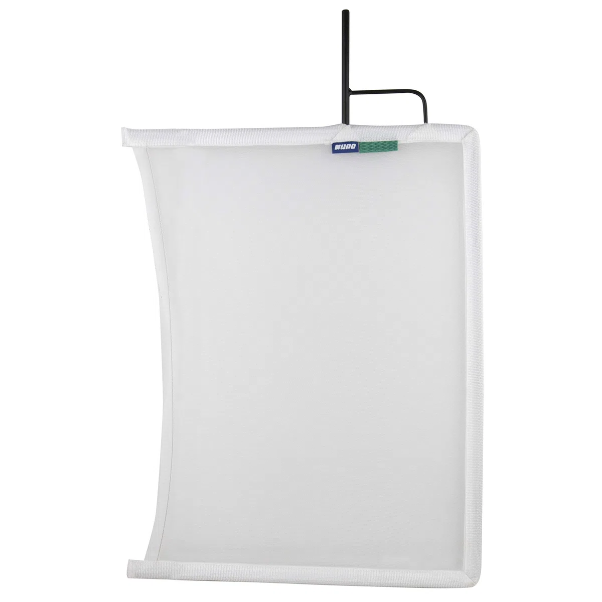 Bandiera aperta KUPO KT-2436OSWB 24″x36″ (60x90 cm), Single White Bobbin (Rete singola bianca) con telaio in acciaio inox e attacco standard da 10 mm