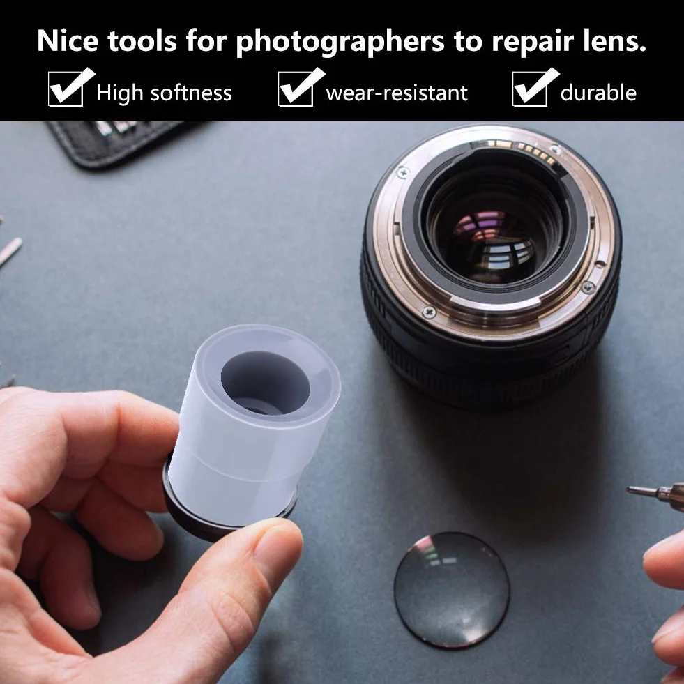 9pcs anello di strumento di riparazione obiettivo fotocamera set 8-83mm DSLR accessorio rimozione gomma accessorio per quasi fotocamere
