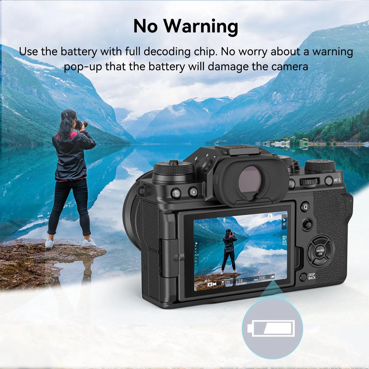 SMALLRIG Batteria per NP-W235 2400mAh per Fujifilm X-T5 / X-T4 / GFX 100S, Batteria per Fotocamera Ricaricabile con USB-C 2.5H Ricarica Rapida per Fujifilm X-H2S, X-H2, GFX 50S II, XS20, Blu - 4266