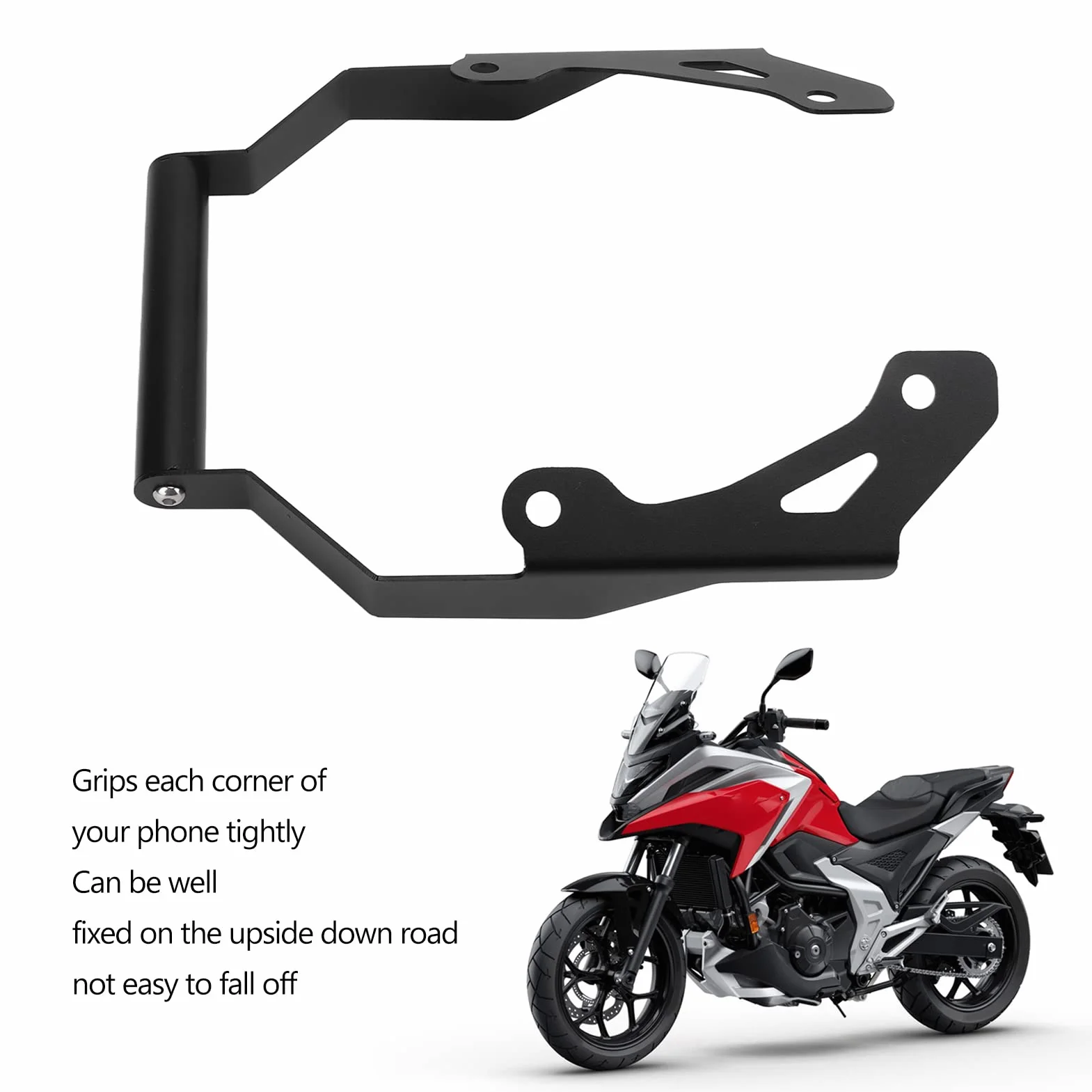 OUKENS Staffa di navigazione, supporto per telefono in lega di alluminio per moto, supporto di ricambio per NC750X NC750 XAM NC750X DCT 2021+