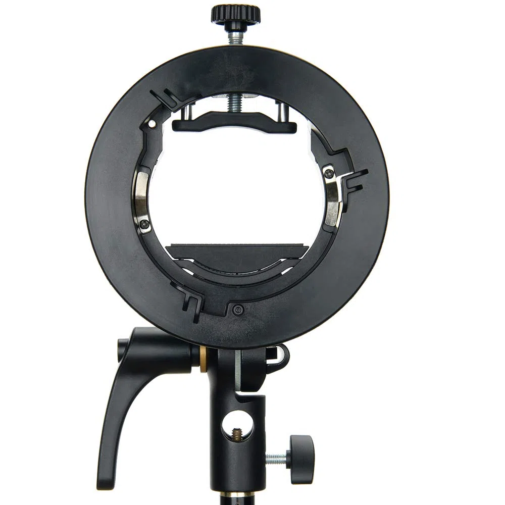 Godox S2 Supporto di Flash S-Tipo con Monte Bowens - Compatibile con Snoot, Softbox, Scatola per Flash di Studio V1, AD200Pro, V860II, TT685, TT350, AD400Pro