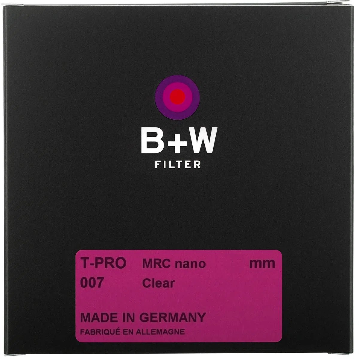 B+W Filtro T-Pro Clear007 Mrcnano 49Mm