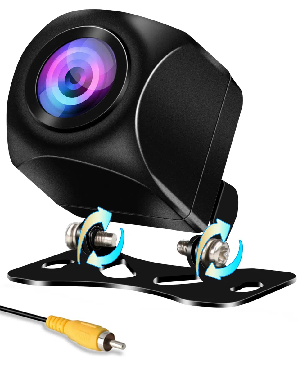 AHD 1080P Retrocamera Auto PAL&NTSC Telecamera Retromarcia Universale HD Visione Notturna IP68 Impermeabile Telecamera Posteriore Auto Compatibile con Display LCD/TFT e Monitor per Auto [12V, 25fps]