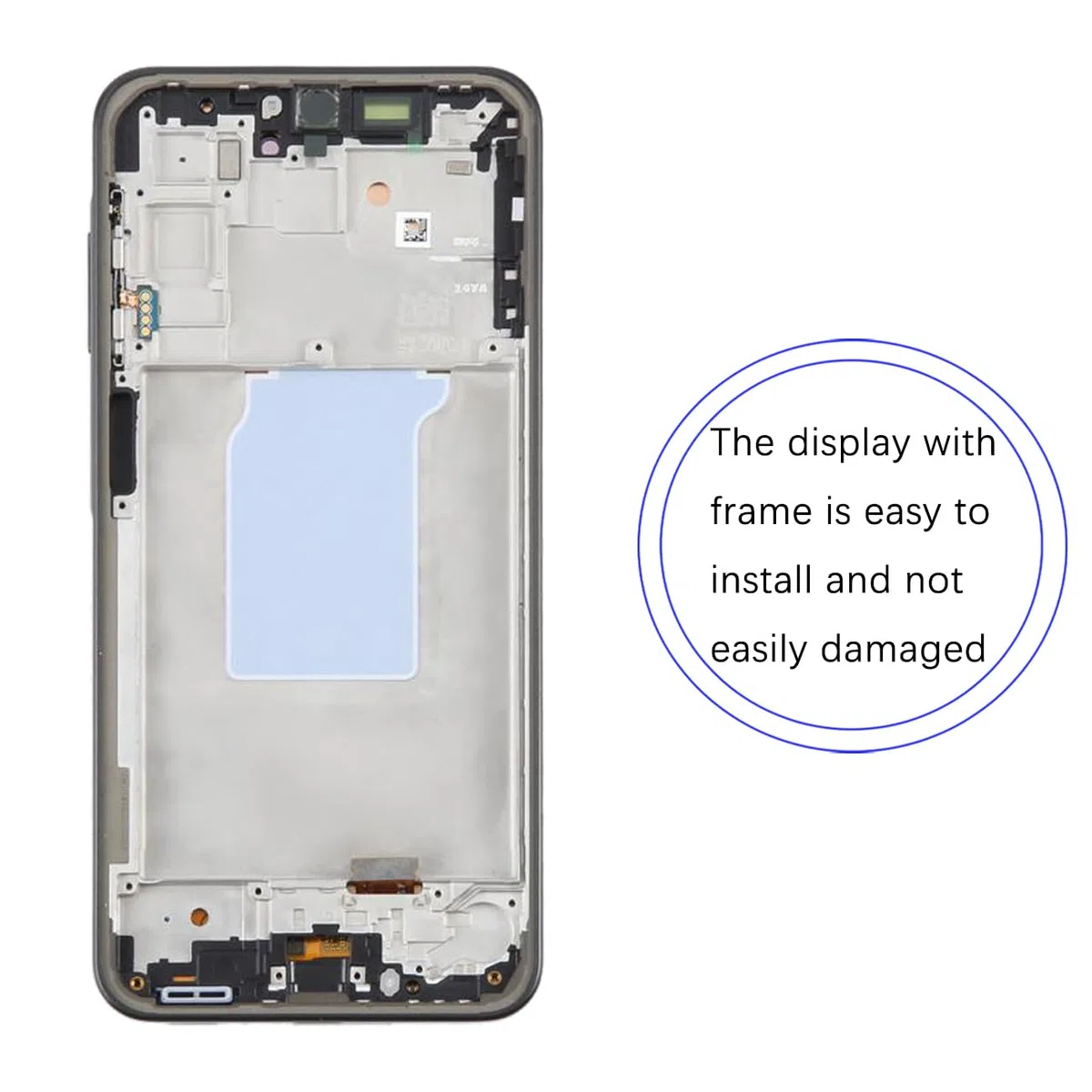 Display LCD per Samsung Galaxy A26 5G A266E A266B A266U TFT LCD Schermo di Ricambio Assembly Kit di Riparazione (Blu con Telaio, Senza Impronta Digitale)