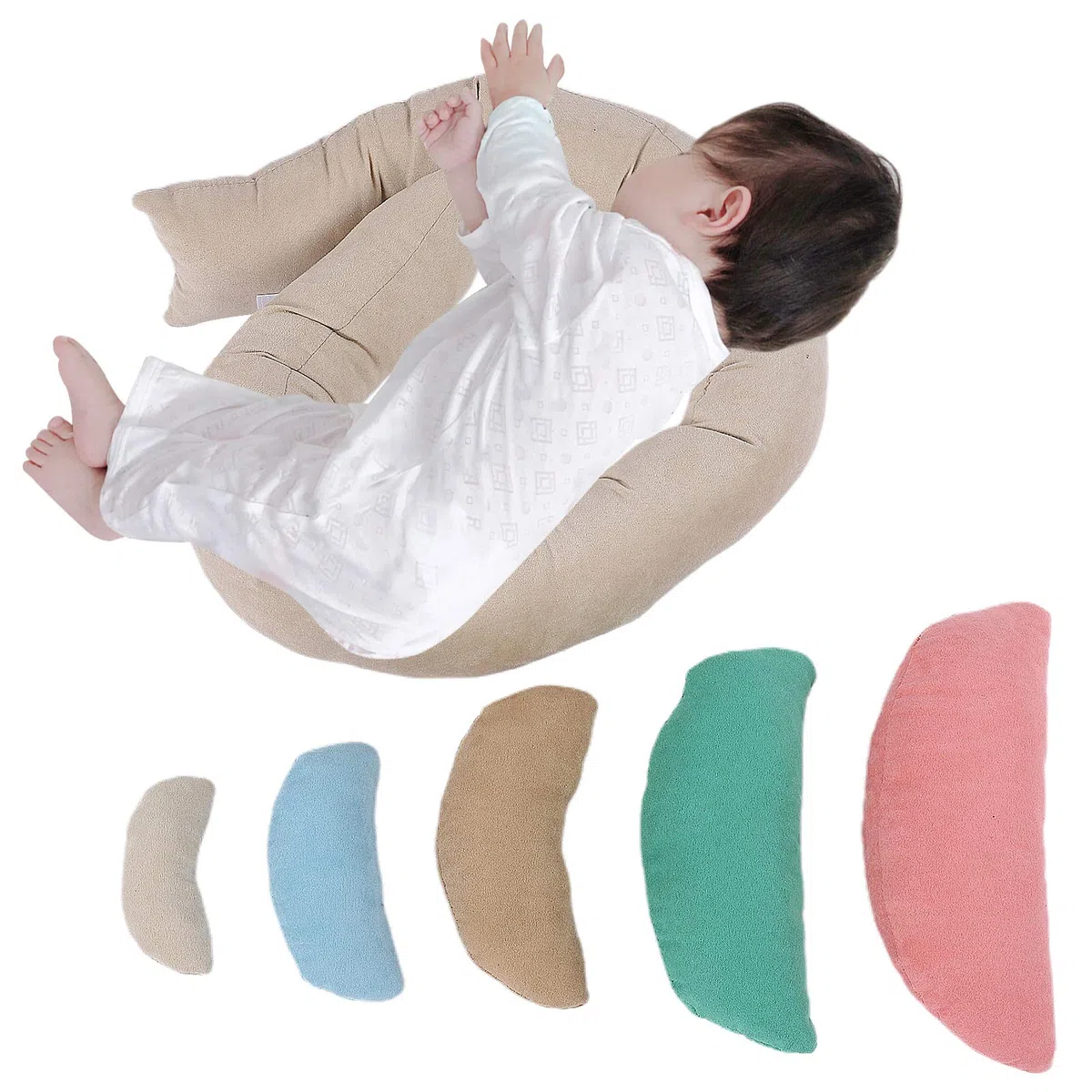 Fotografia Neonato Cuscino in Posa Baby Photo Prop Baby Posing Aid Pillow Beans Bag 0-3 Mesi Neonato e Ragazza