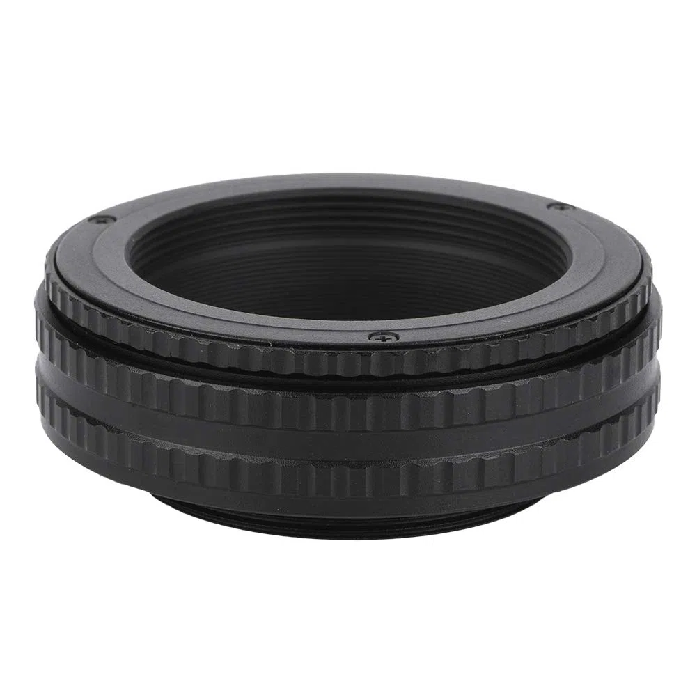 CHICIRIS Adattatore Elicoidale di Messa a Fuoco M42, Tubo Macro Regolabile 17-31 Mm per la Messa a Fuoco Dell'obiettivo, con Attacco M42 Standard, Robusta Lega di Alluminio