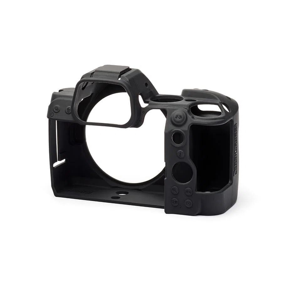 easyCover Protective - Custodia in silicone per fotocamera Nikon Z5 II, colore: Nero