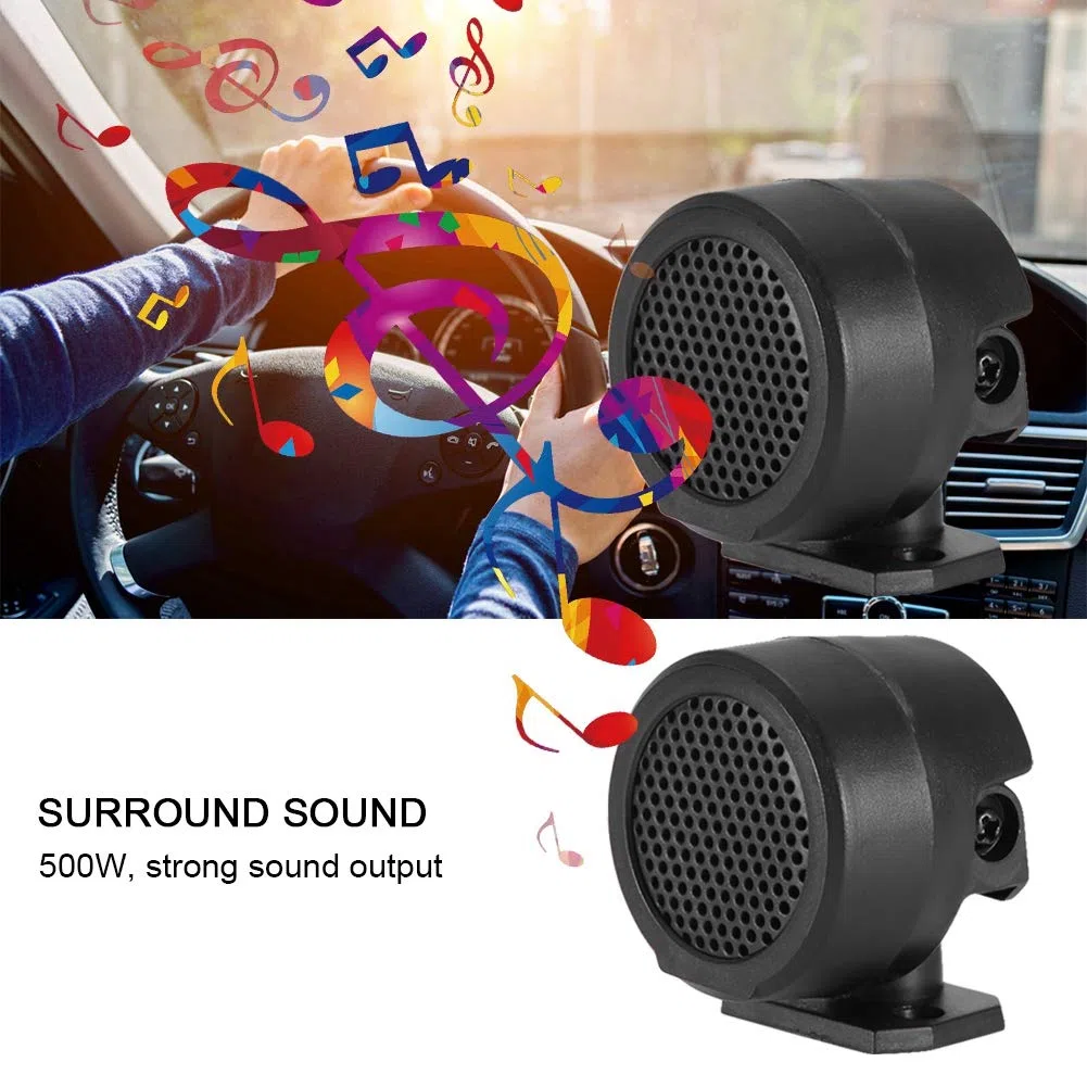 Duokon twitter auto-casse tweeter per auto Black 12V 500W Altoparlante per auto Mini Tweeter per o 165mm 91dB Altoparlante per auto Automobile Plastica Nero