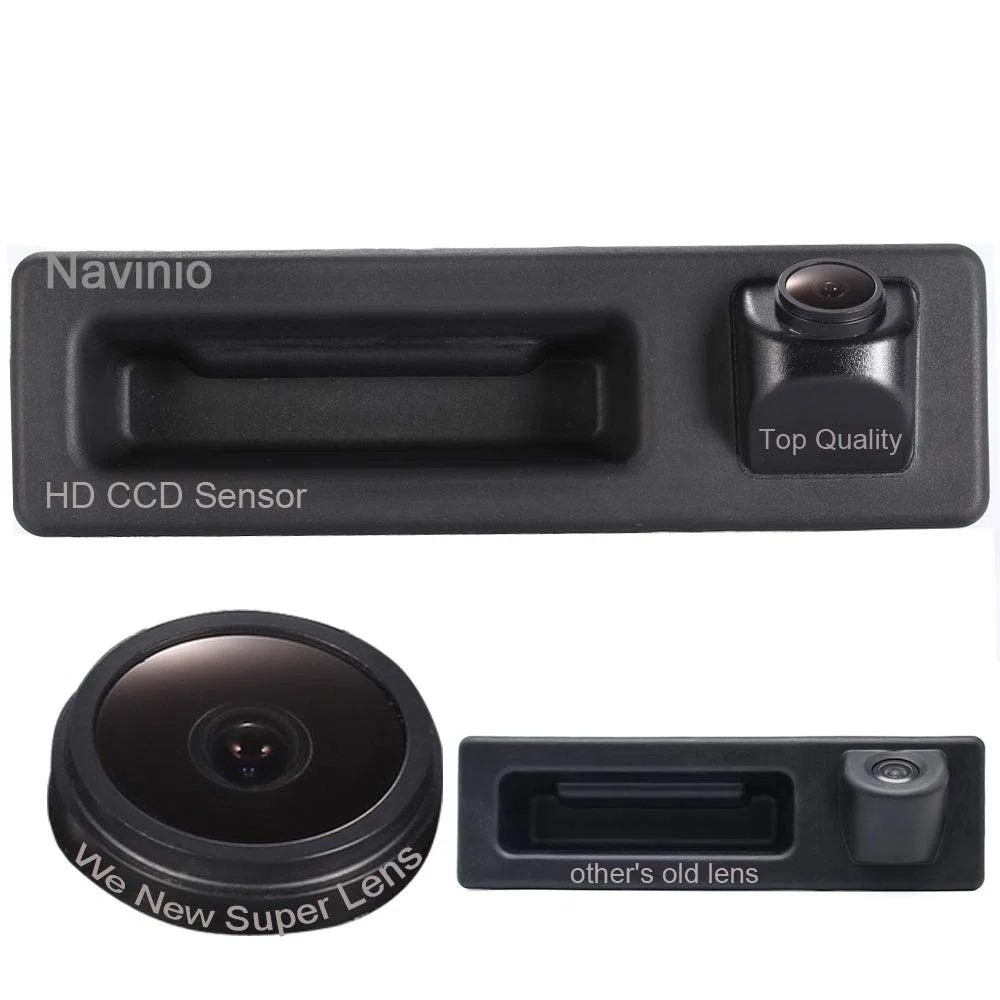 HD CCD IP68 maniglia per bagagliaio posteriore a colori, telecamera di retromarcia visione notturna sistema di parcheggio impermeabile resistente agli urti per BMW MK6 F11 X4 F26 X3 F25 MK2 X5 F15