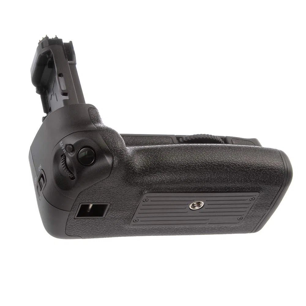 Hersmay BG-E20 - Impugnatura per fotocamera Canon 5D Mark IV, impugnatura di registrazione verticale con doppio vano batteria, prestazioni avanzate ed ergonomia migliorata, contiene 2 batterie LP-E6