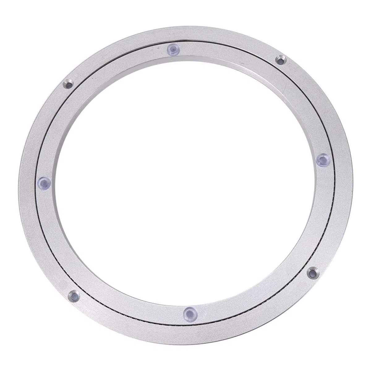 Lazy Susan Giradischi, Tavolo da Pranzo Rotondo per Giradischi in Lega di Alluminio per Impieghi Gravosi Piatto Rotante per Decorazioni per Torte da Ristorante Porta TV (10Pollici*H8.5mm)