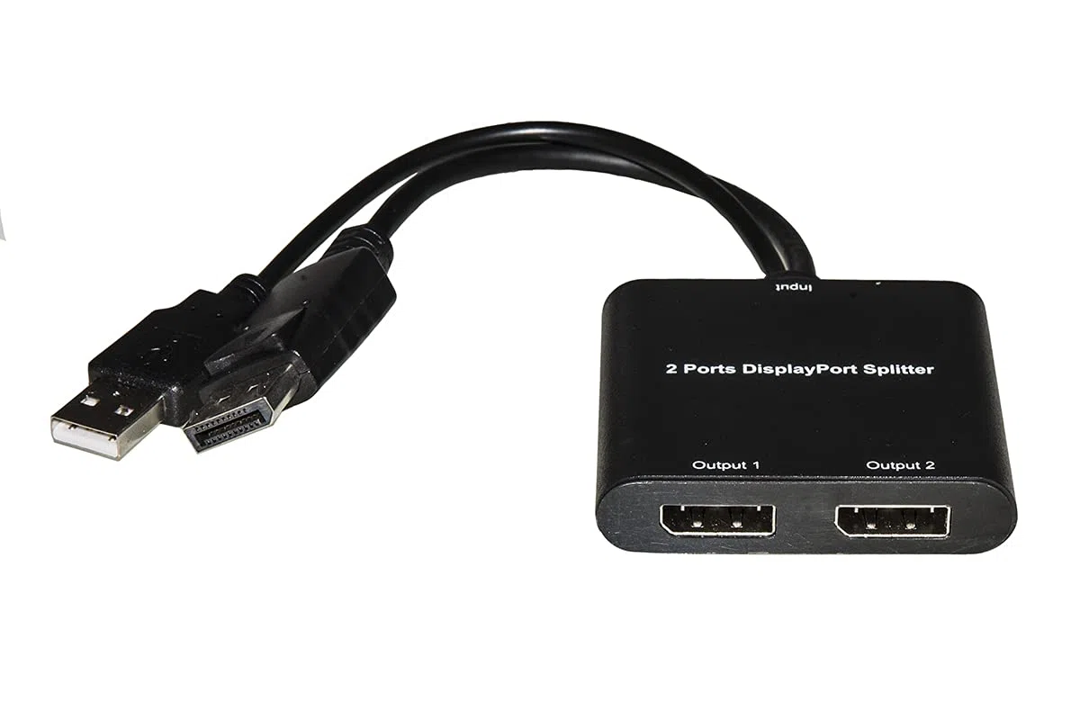 LKADAT136 LINK SPLITTER 2 PORTE DISPLAYPORT CON ALIMENTAZIONE USB E FUNZIONE MST