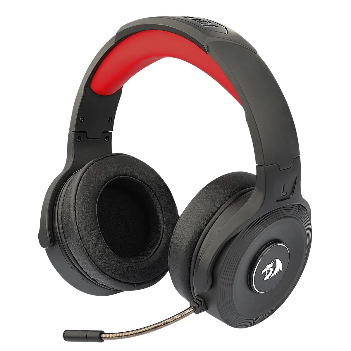 Redragon Pelops Pro H818pro - Cuffie da gioco wireless da 2,4 GHz 7.1 Virtual Surround Sound con porta AUX, per PC