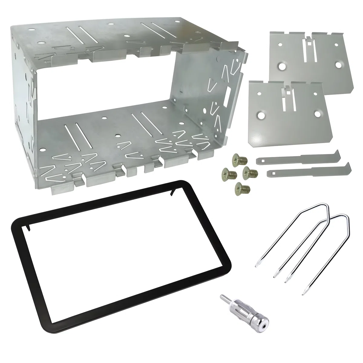 Sound Way Kit Montaggio Adattatore Autoradio, Mascherina 2 DIN Compatibile con Alfa Romeo 159 2005-2011 / Brera 2005-2010
