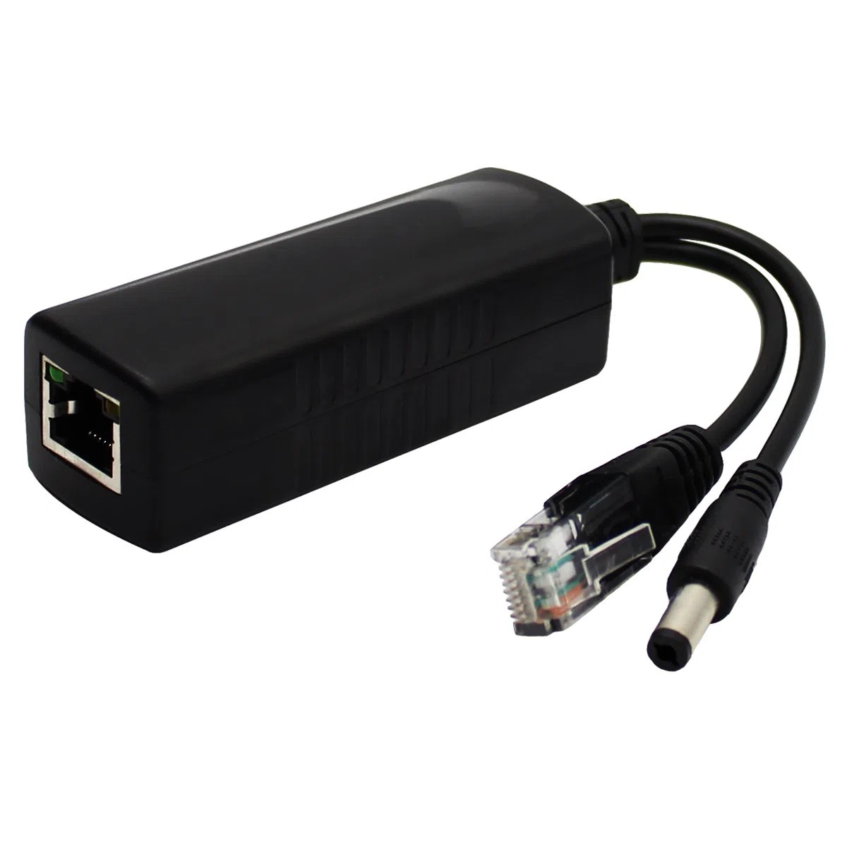 ANVISION 4-Pack Active PoE Splitter Adattatore IEEE 802.3af Conforme 10 / 100Mbps, uscita DC 12V per telecamera IP Wirelss AP Router VoIP Telefono AV-PS12