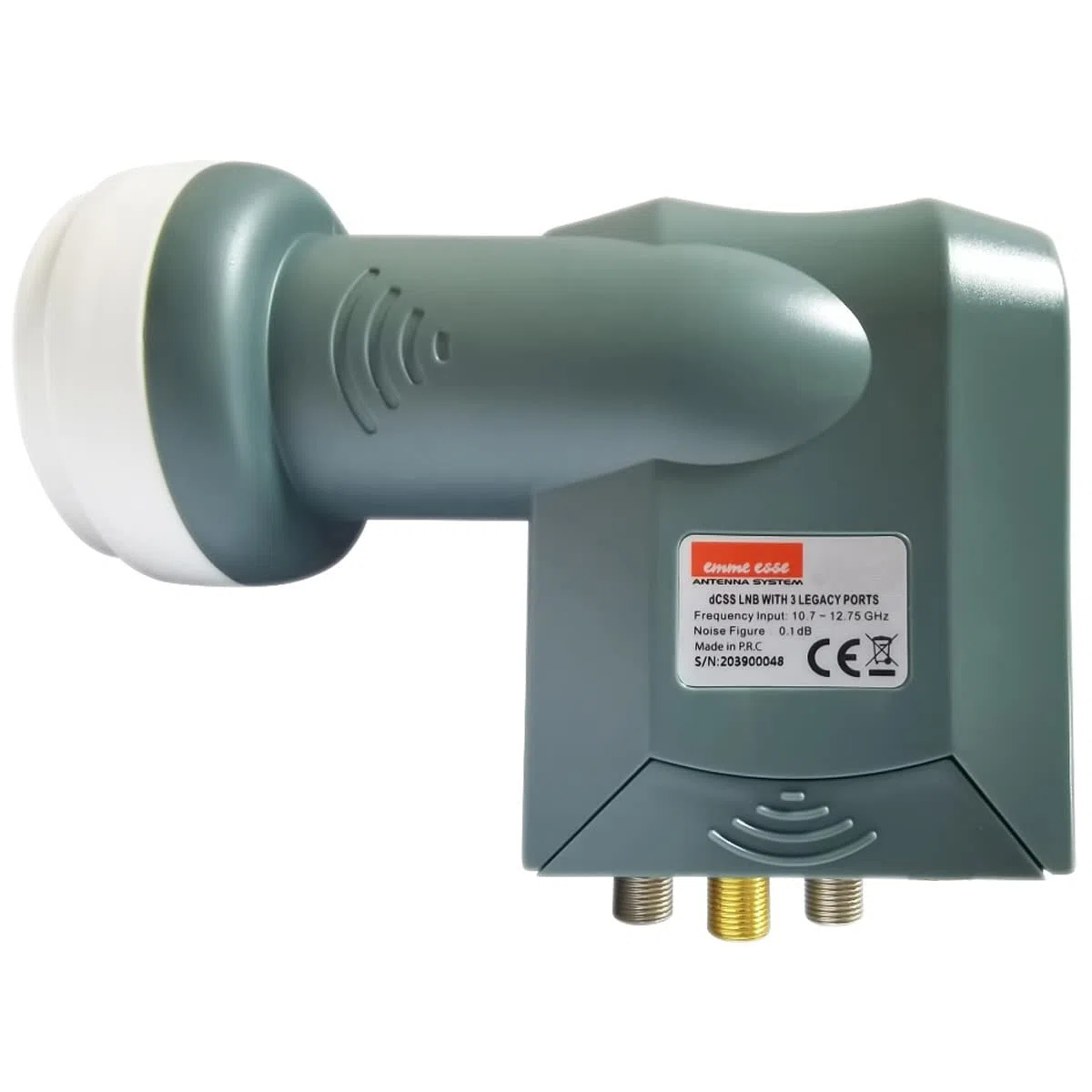 LNB QUAD DCSS WITH 2 LEGACY PORTS - LNB DCSS + 2 PORTE LEGACY
