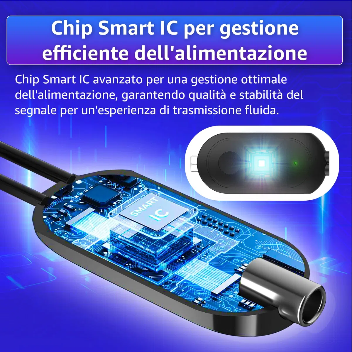 Amplificatore per Antenna TV HD – Potenziatore di Segnale Digitale da 24dB, Elimina l'Effetto Pixel, Migliora la Qualità delle Immagini su Smart TV, Supporta VHF/UHF (Nero)