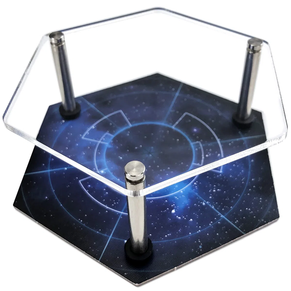Supporti per flotte compatibili con Twilight Imperium 4 | x6 supporti per flotte da 93 mm | Gambe in acciaio e piedini in gomma