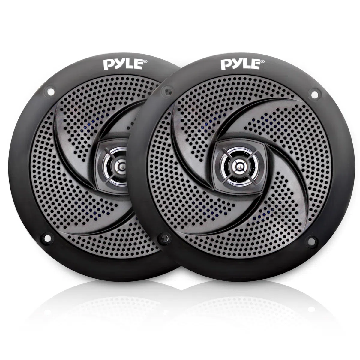 Pyle Altoparlanti marini impermeabili a basso profilo, 240 W, 16,5 cm, a 2 vie, 1 paio, stile sottile, impermeabili e resistenti alle intemperie, sistema audio stereo per esterni, per barca,