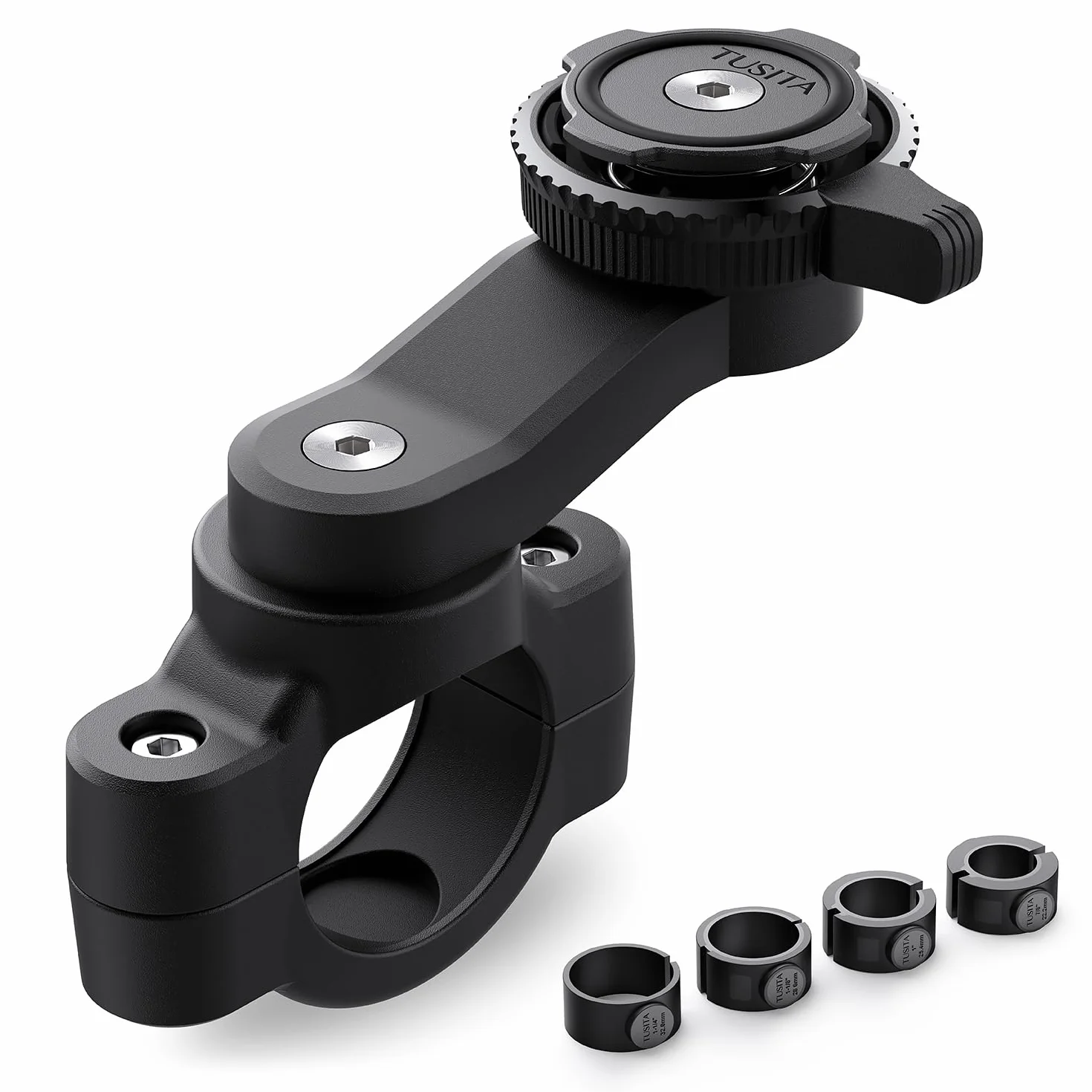 TUSITA Supporto per Telefono da Moto Compatibile con Quad Lock Smartphone Custodia