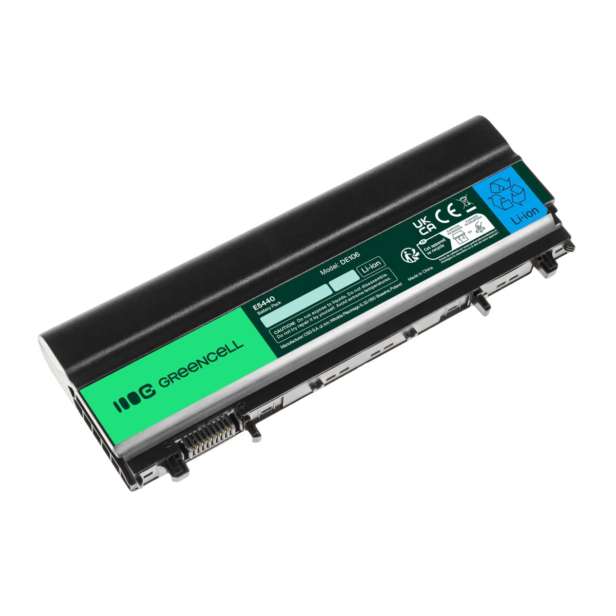 Green Cell Extended Serie 1N9C0 N5YH9 7W6K0 9TJ2J 451-BBID VV0NF Batteria per Portatile Dell Latitude E5440 E 5540 P44G P44G001 (9 Pile 6600mAh 11.1V Nero)