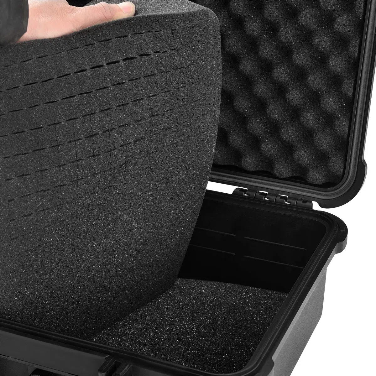 Custodia Protettiva per atrezzature, Fotocamere - 35 x 29,5 x 15 cm - con Fodera Schiuma poliuretanica