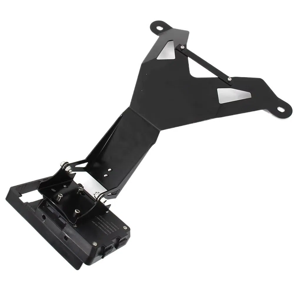 Porta smartphone moto Supporto Telefono Moto Per KYMCO Per AK 550 Per AK550 Staffa Piastra Navigazione GPS Smartphone(Black2)