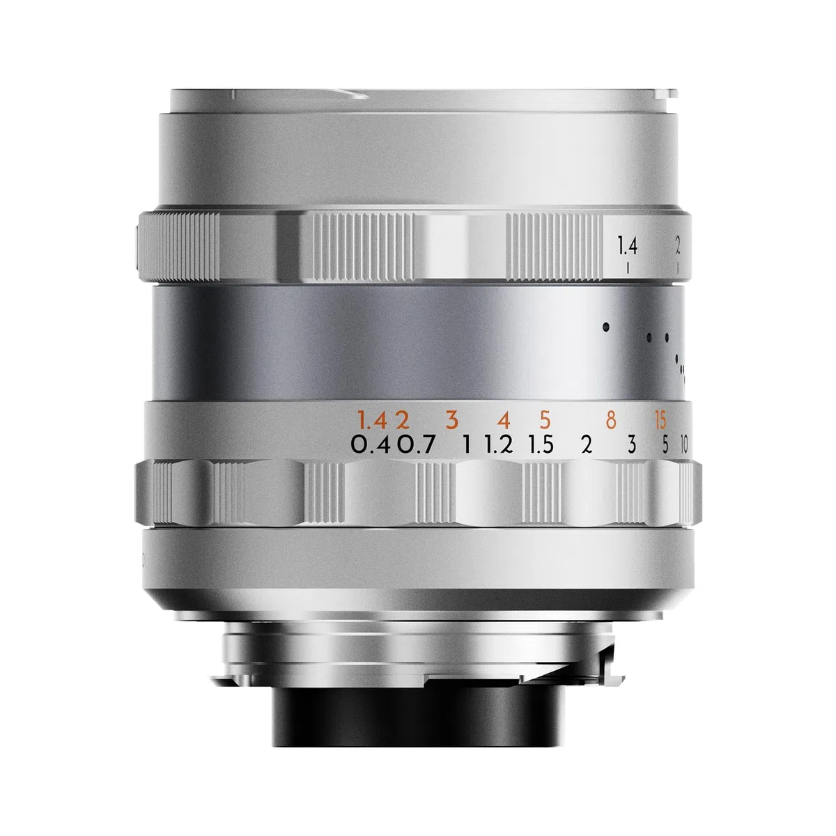 Full-Frame Photography Lens Simera 35 mm f1.4 for Leica M Mount - Silver