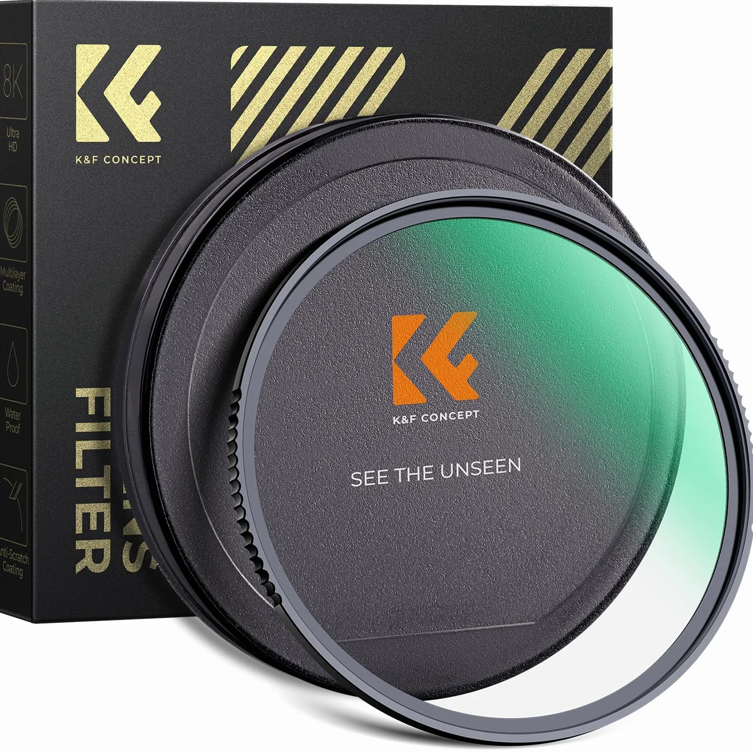 K&F CONCEPT 67mm Nano-Xcel Filtro di Protezione UV Ultra-Duro，MCUV Filtro in Vetro Ottico con 28 Strati Nano-Rivestimento