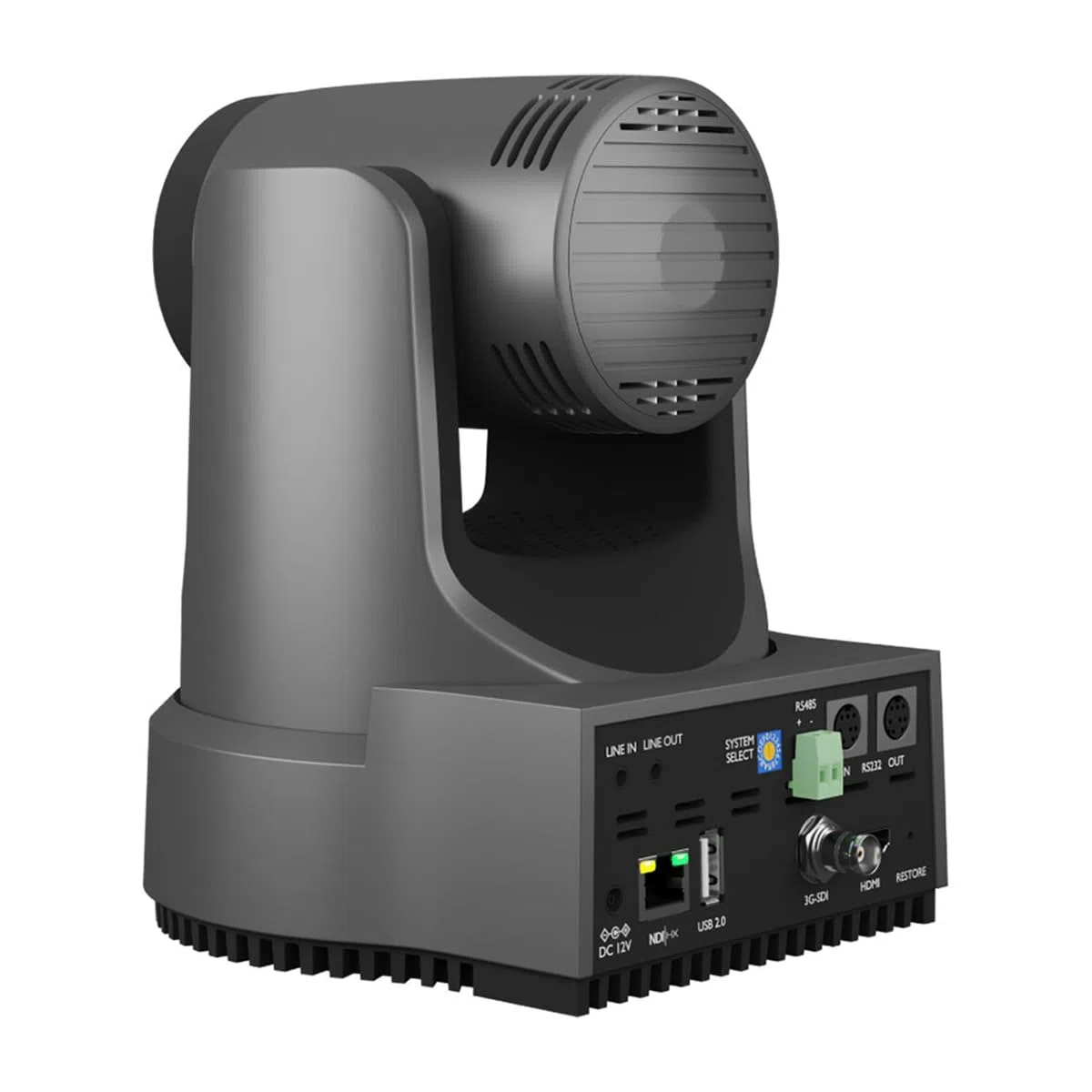 PTZOptics Move 4K Turret IP-Sicherheitskamera Innen & Au?en 3840 x 2160 Pixel Decke/Wand/Stange (PT12X-4K-GY-G3)