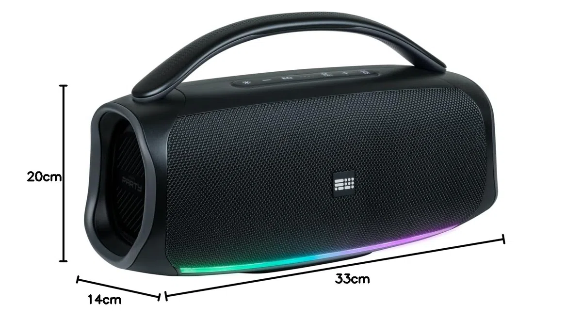 Altoparlante wireless luminoso - BIGBEN - Mainstream 4 - Bluetooth, 100W, USB, Micro-SD, AUX-IN, batteria 6000mAh