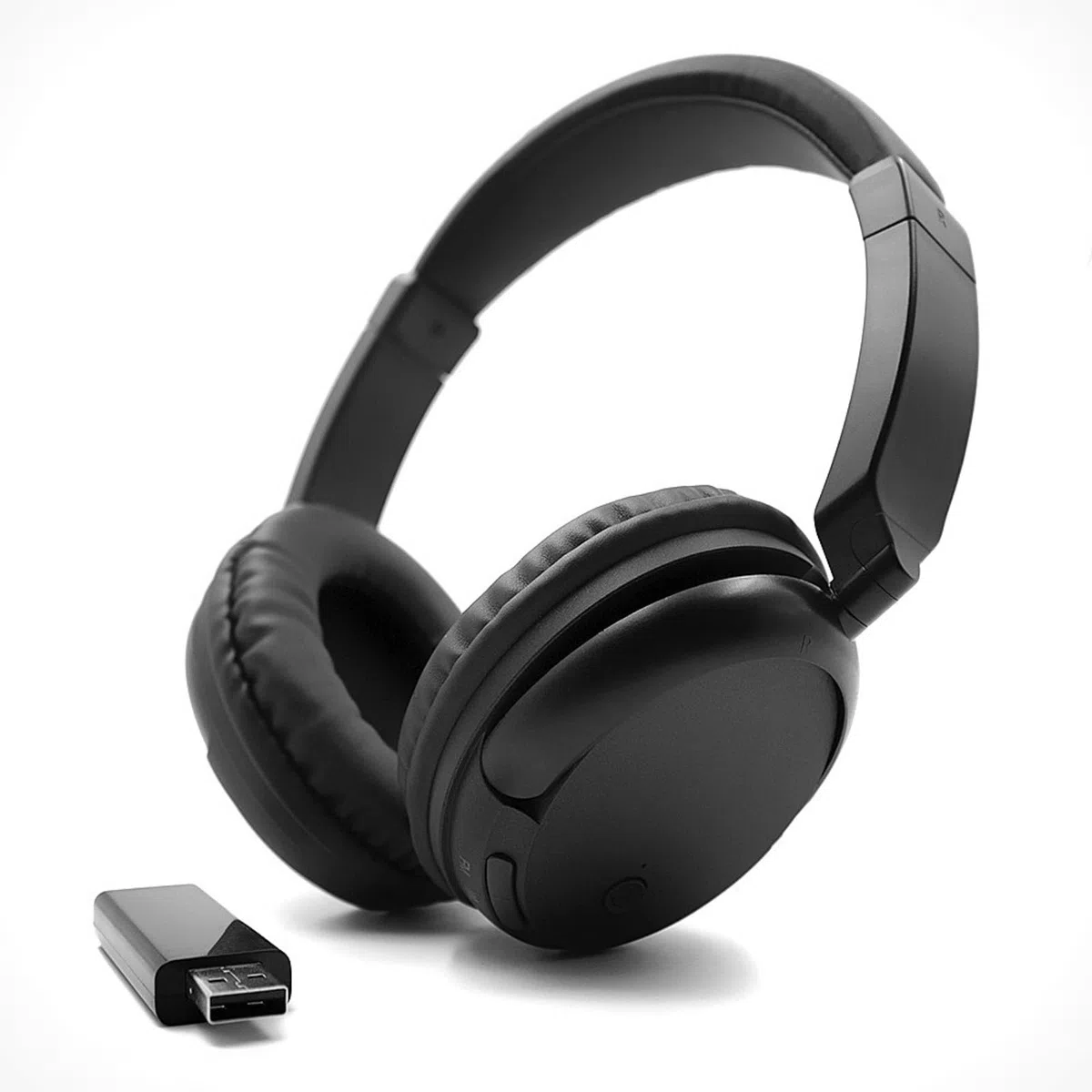 Cuffie Tv Stereo Bluetooth 5.3, Cuffie Bluetooth Senza Fili On-Ear Con Trasmettitore Usb, Archetto Retrattile Auricolari On-Ear Ultra Leggero Per Adulti, Adolescenti E Anziani