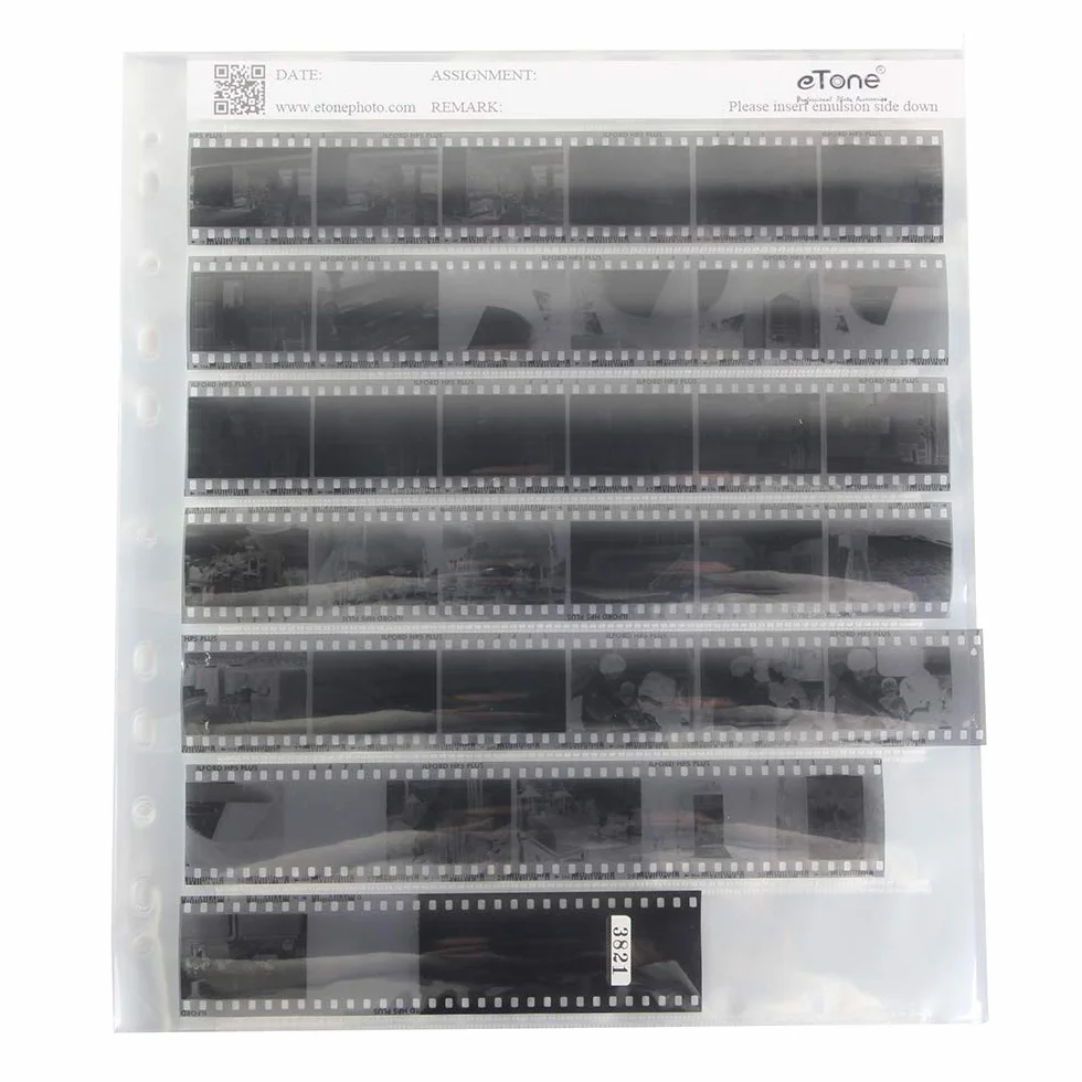 Scatola di immagazzinaggio per archivi senza acidi, con anello per Printfile Standard 135, 35 mm, 120, 4x5, 8x10, 100x135, sacchetto di pellicola per pagine negative (sacchetto negativo 100x135)