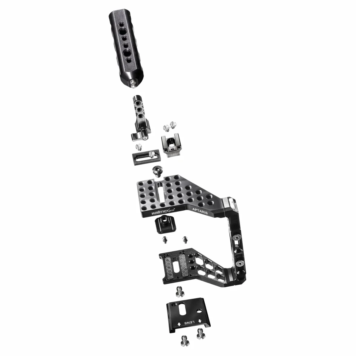 Universal Walimex Pro Aptaris XL MK II cage/Rig-System per fotocamera DSLR/sistema con slot per fotocamera