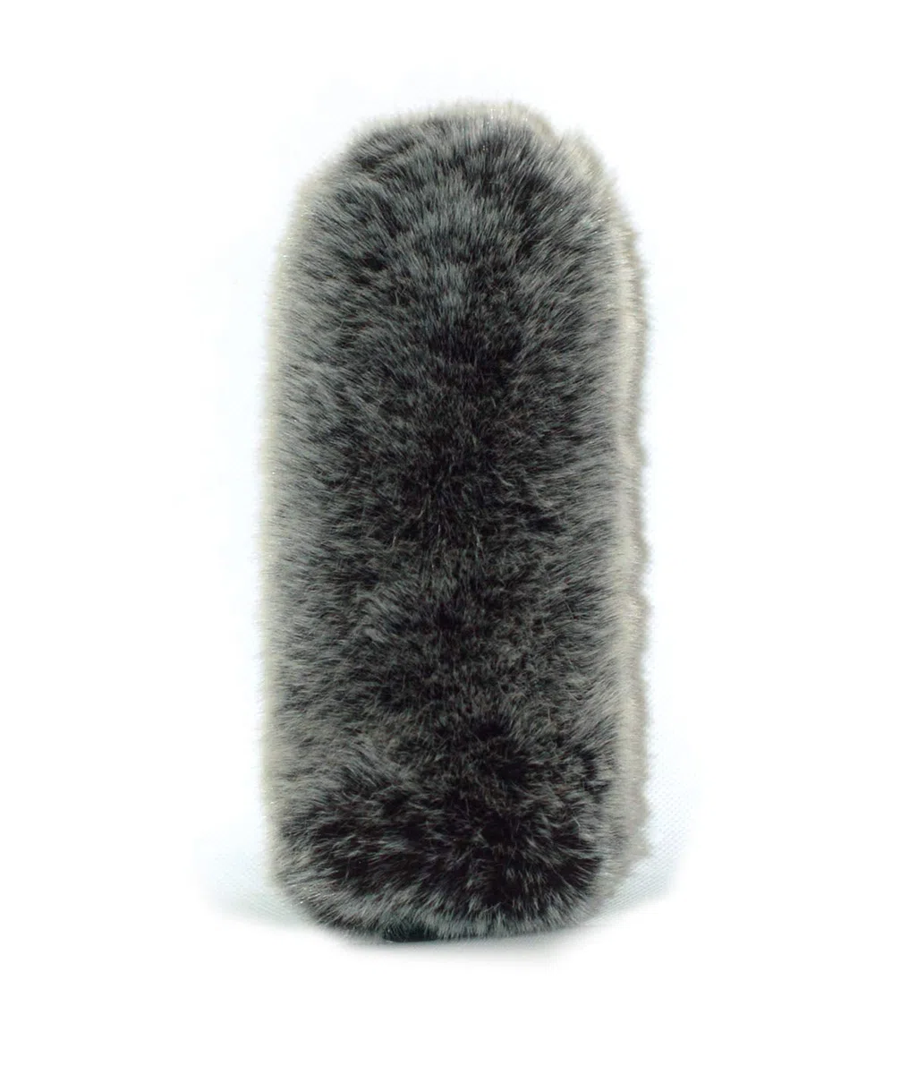 Parabrezza MIC in pelliccia pelosa da 18 cm compatibile con microfono Rode Ntg-3 ntg-2 ntg-1 Sony ECM-674 ECM-678 ECM 680s Technica AT897 Sennheiser MKH416/MKE600